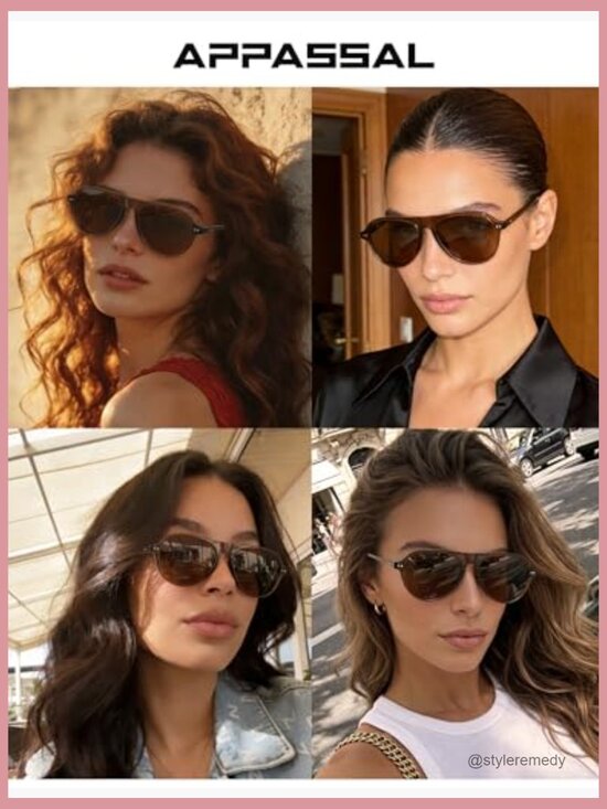 Retro Polarized Aviator Sunglasses UV400 Protection Oval Frame main image 5